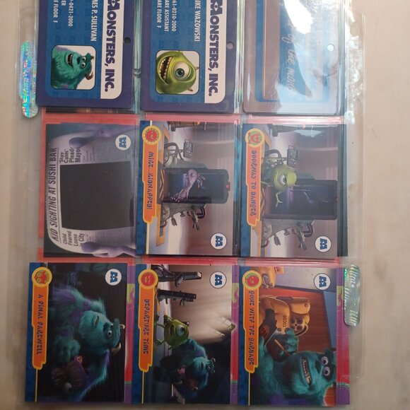 2001 Topps Monsters Inc Trading Card Complete Set 98 Cards w/ Inserts Disney Pix - Picture 6 of 10
